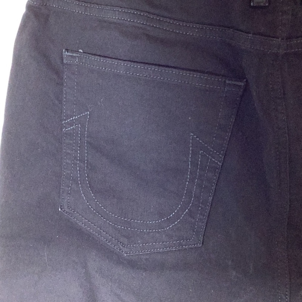 Mens TRUE RELIGION The Ricky Cut Off Shorts Black Size 36 - Picture 3 of 11
